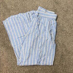 Auden Blue and White Striped Pants